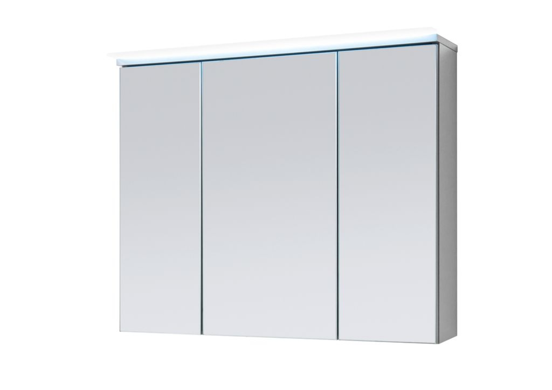Spiegelschrank »Four« weiß/titan mit LED-Beleuchtung